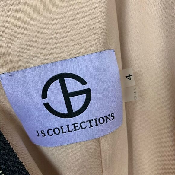 JS collections mesh bodycon dress size 4 - Picture 3 of 6